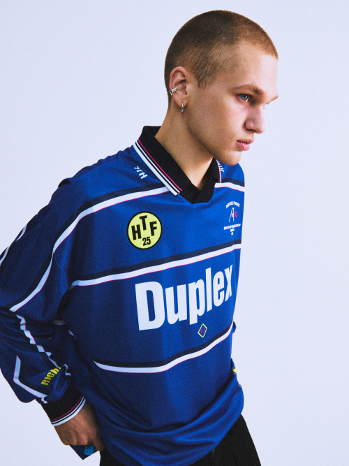 DUPLEX LONG SLEEVE FOOTBALL JERSEY BLUE