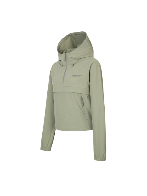 Женский тканый анорак для тренировок (N/KHAKI)