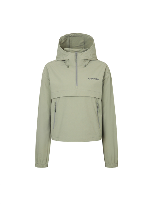 Женский тканый анорак для тренировок (N/KHAKI)