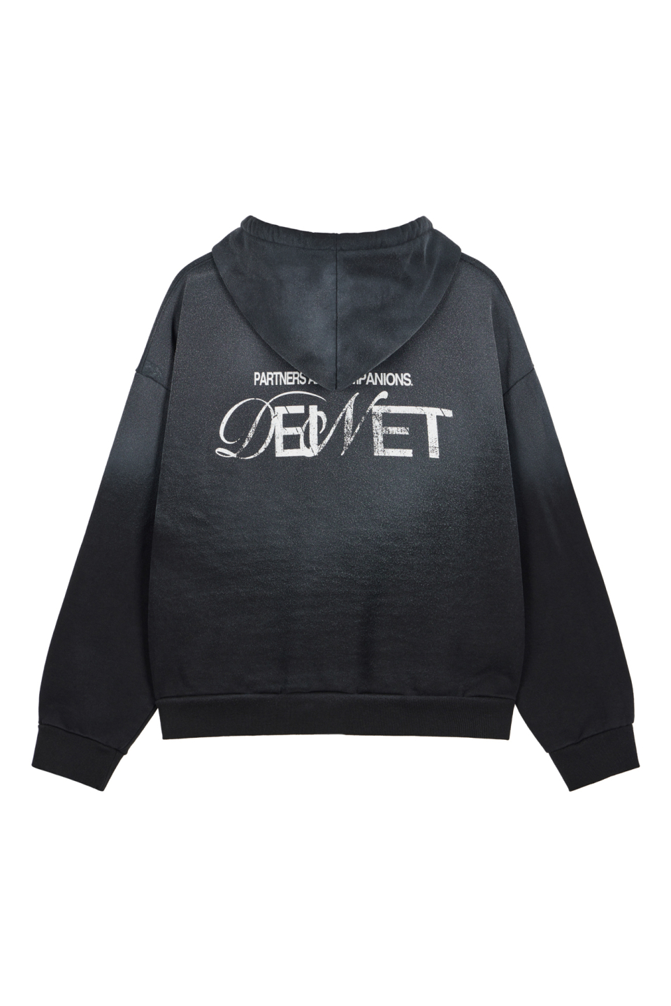 D LOGO WASHED HOOD ZIP-UP IN BLACK 상세 이미지 15