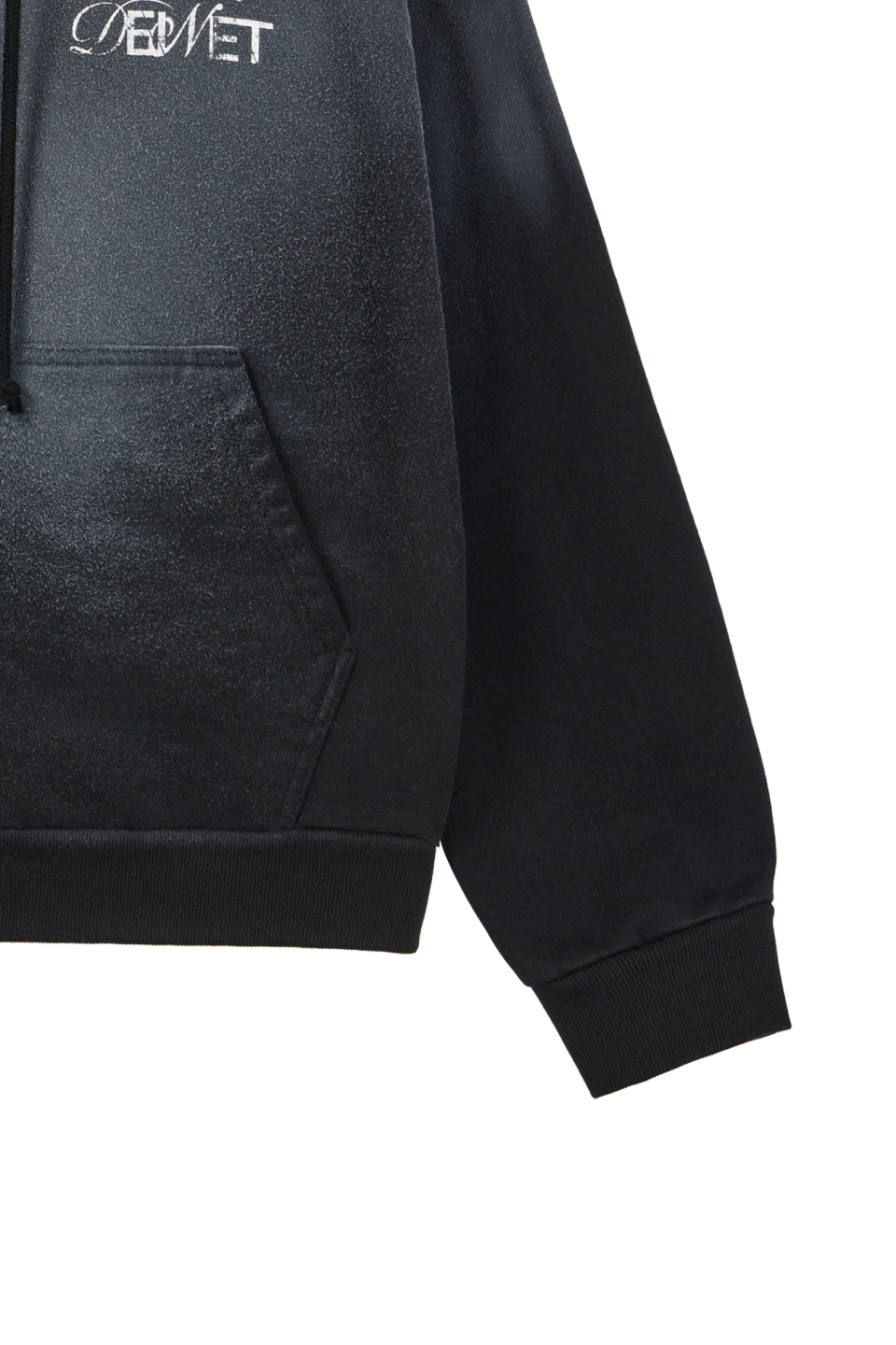 D LOGO WASHED HOOD ZIP-UP IN BLACK 상세 이미지 18