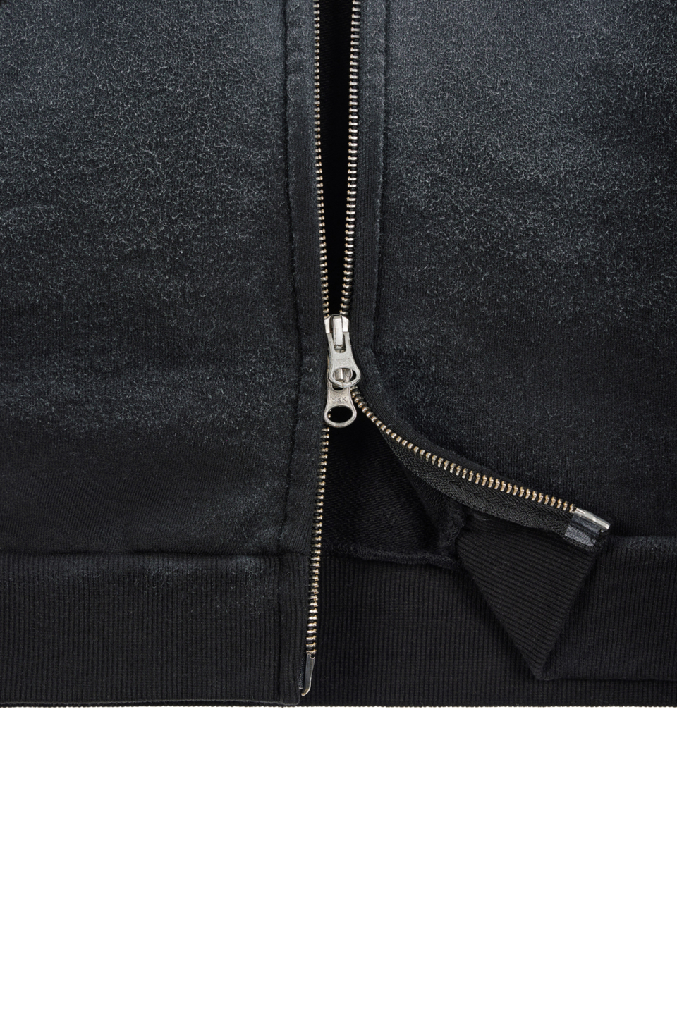 D LOGO WASHED HOOD ZIP-UP IN BLACK 상세 이미지 19