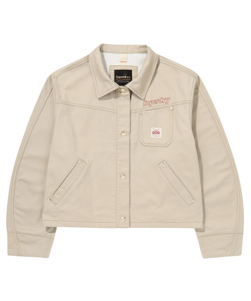 Рабочая куртка W на молнии Light Beige