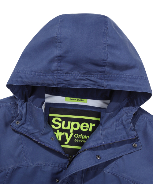 Ветровка худи Signature Dark Blue