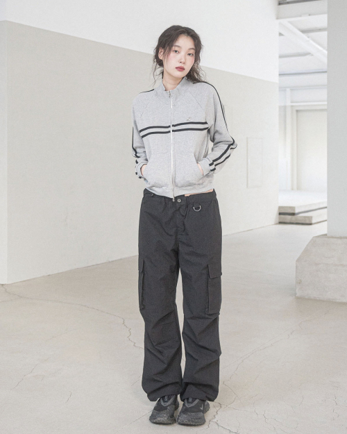 PARACHUTE CARGO PANTS(BLACK)