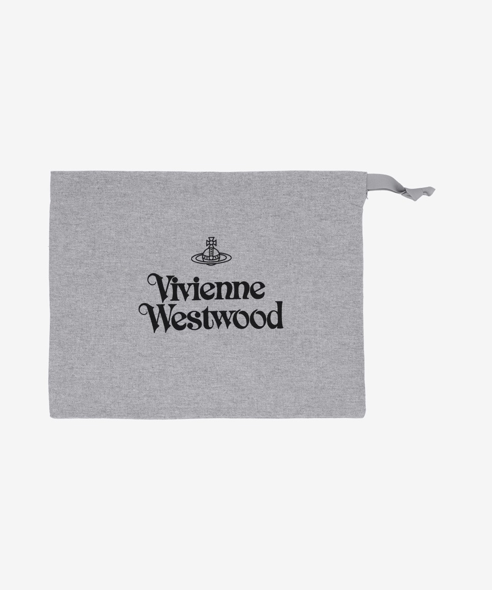 Vivienne Westwood Janny Heart Flap Crossbody Bag - Silver (100