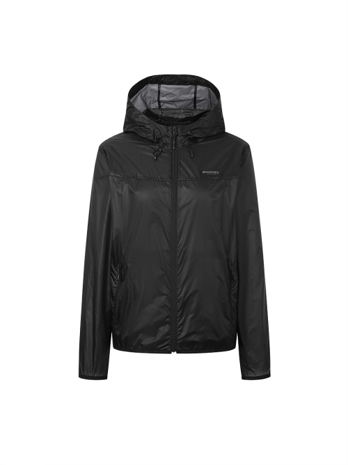 Женская ультралегкая ветровка рипстоп (BLACK)