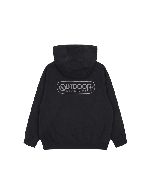 BASIC EMBROIDERY HOODIE (BLACK)