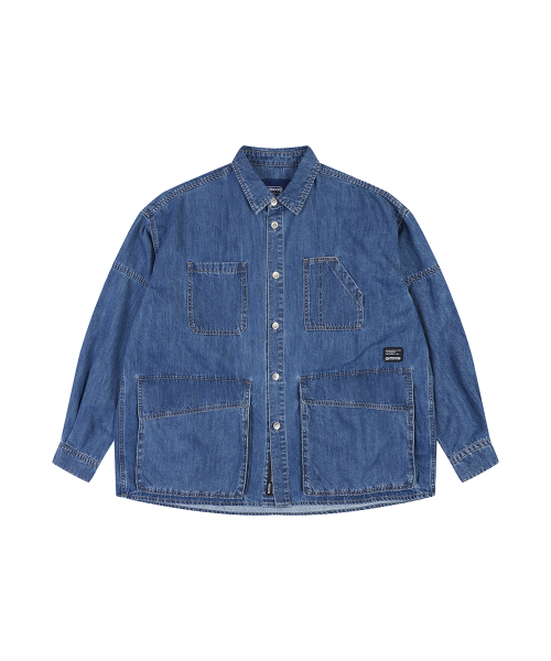 DENIM JACKET (DEEP BLUE)