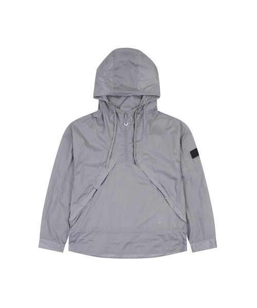 NYLON ANORAK HOOD JUMPER (GRAY)