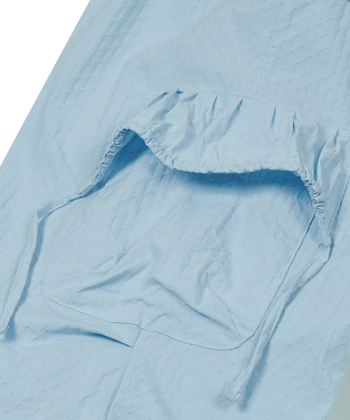 Textured Strap Pants [Sky Blue]