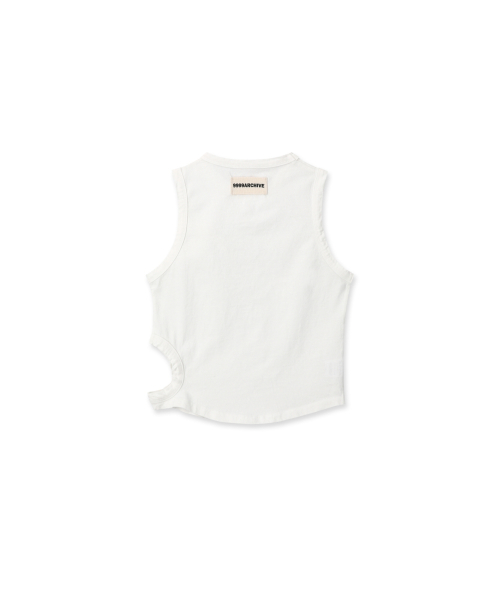 Crooked Sied Ribbon Vest