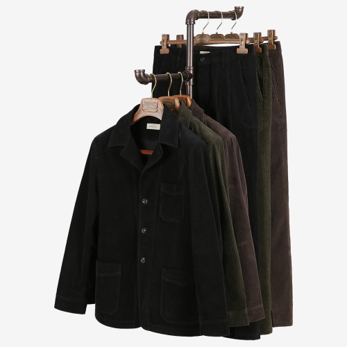 Corduroy French Work Set-up (Khaki)