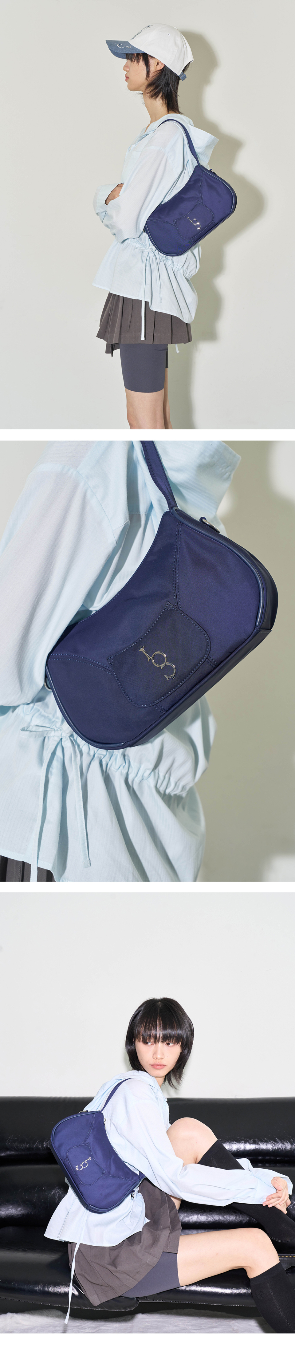 MUSINSA | ILLIGO SIGNATURE NYLON BAG - 4 COLOR