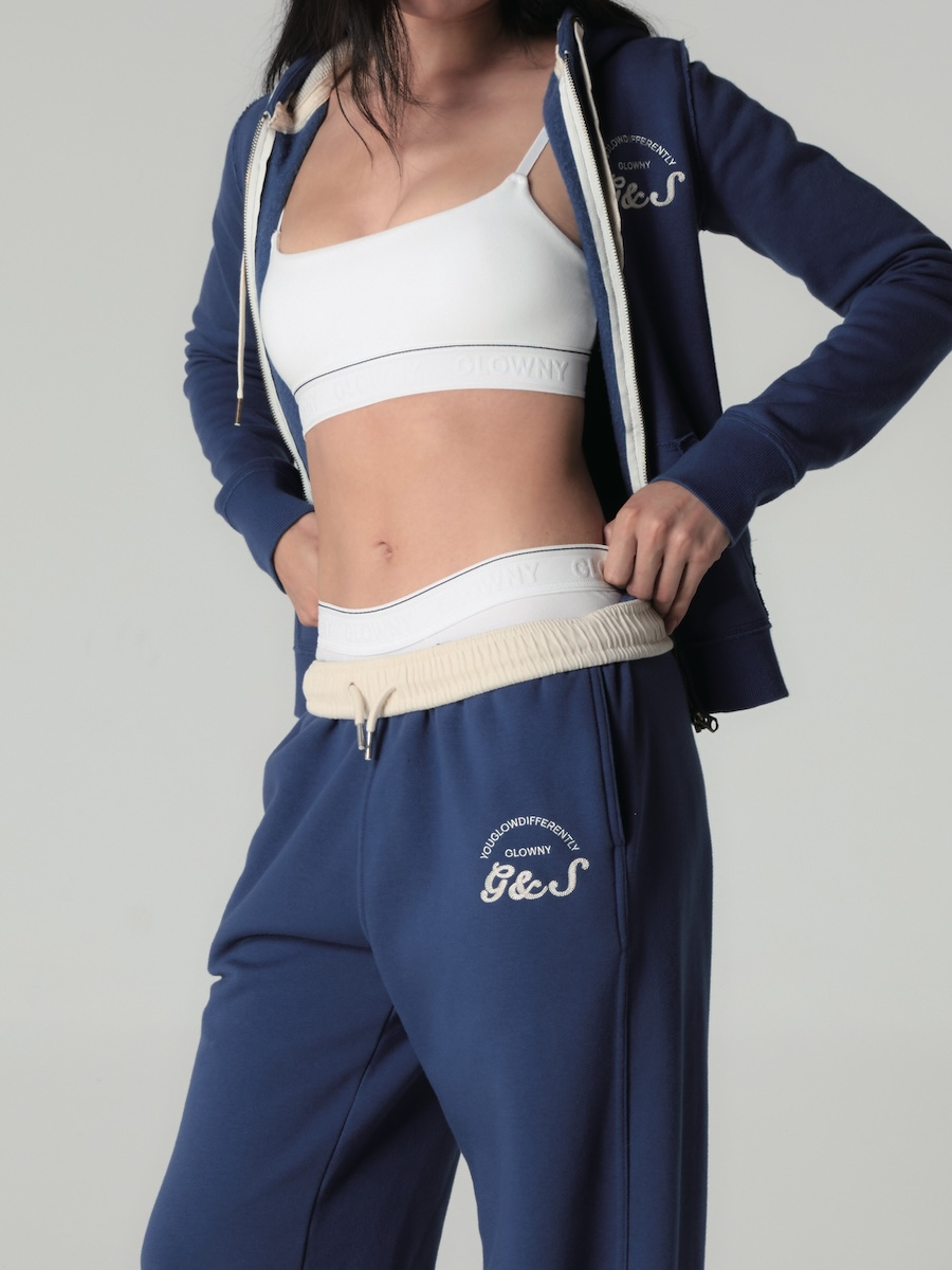 BOLD CROP ZIP UP (BLUE) 상세 이미지 2
