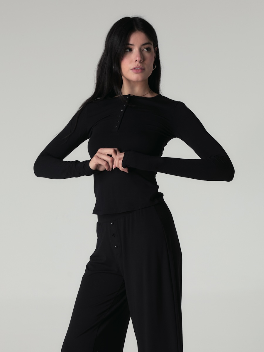 ★GLOWNY★ PURE MODAL LONG SLEEVE (3 Colors) MUSINSA | GLOWNY PURE MODAL LONG SLEEVE (BLACK)