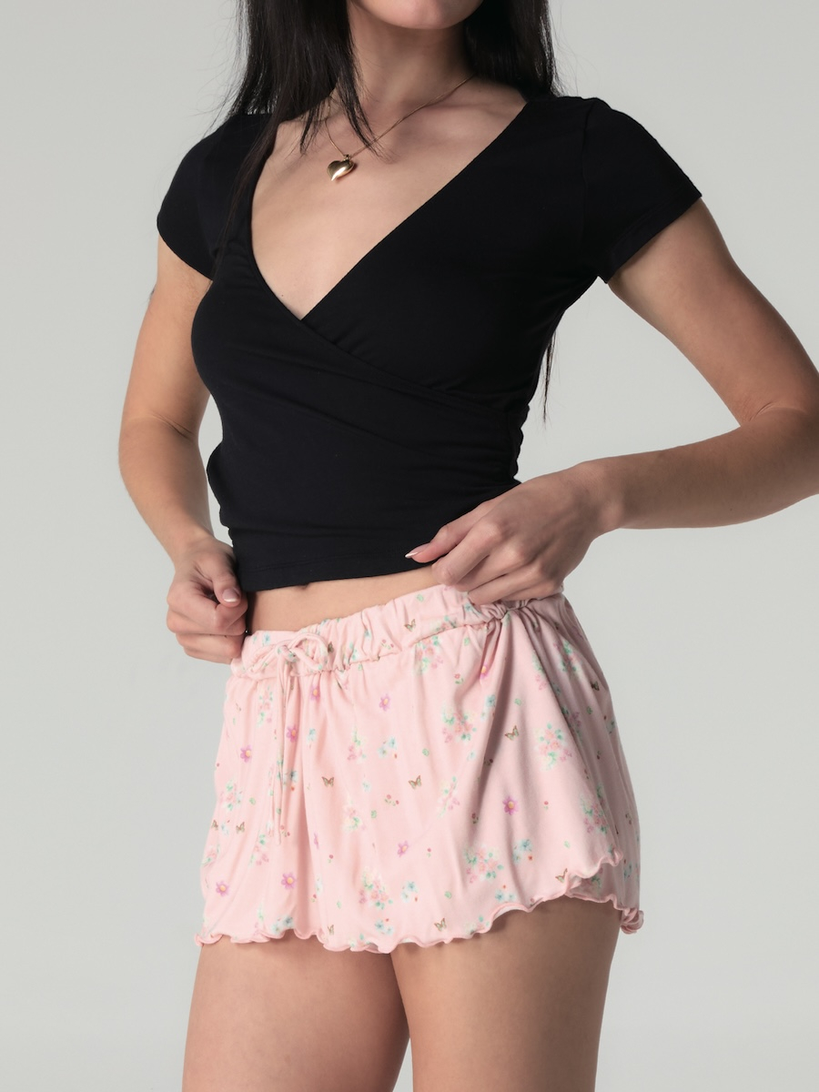 ★2025SS新作★glowny★LUSH SWIRL MODAL TEE MUSINSA | GLOWNY LUSH SWIRL MODAL TEE (BLACK)