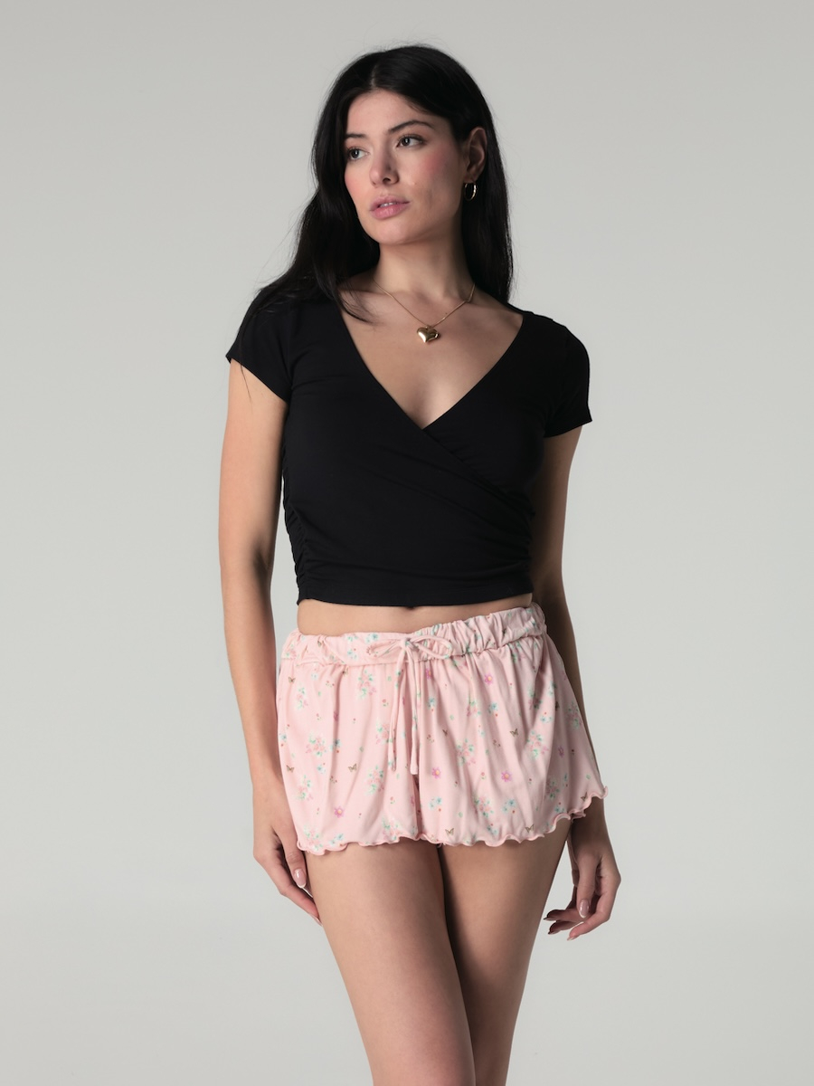 ★GLOWNY★ LUSH SWIRL MODAL TEE WHITE MELANGE GY25LWTS003WM MUSINSA | GLOWNY LUSH SWIRL MODAL TEE (BLACK)