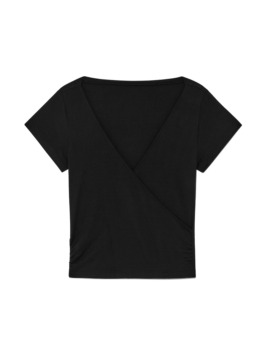 ★2025SS新作★glowny★LUSH SWIRL MODAL TEE MUSINSA | GLOWNY LUSH SWIRL MODAL TEE (BLACK)