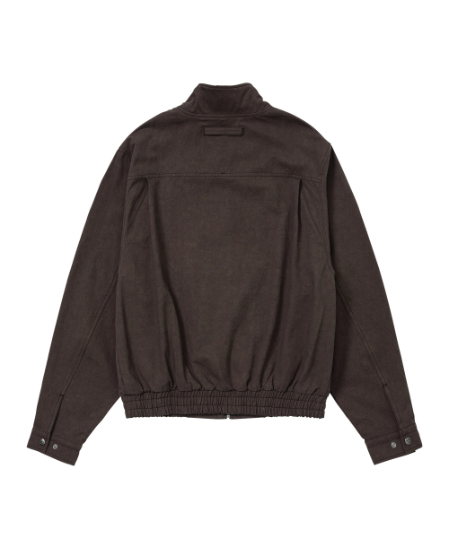 Washed Cotton Jacket Brown