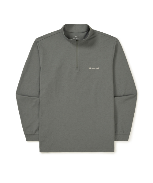 Быстросохнущий лонгслив на молнии (S25SMTZT10) Dark Gray