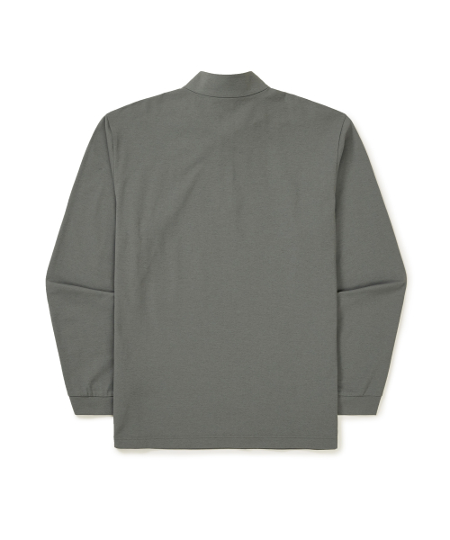 Быстросохнущий лонгслив на молнии (S25SMTZT10) Dark Gray