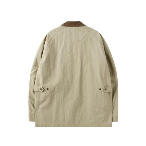 GREENFORD COLLAR COLOR BLOCK FIELD JACKET - L/BEIGE (P251UJK401)