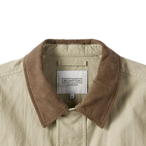 GREENFORD COLLAR COLOR BLOCK FIELD JACKET - L/BEIGE (P251UJK401)