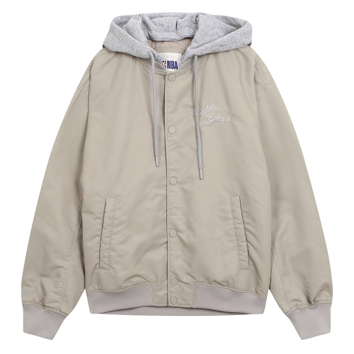 NYK стёганый бомбер-худи (N251JP104P) Light Khaki