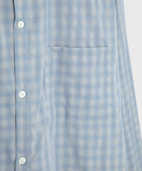BIG CHECK SHIRT (BLUE)