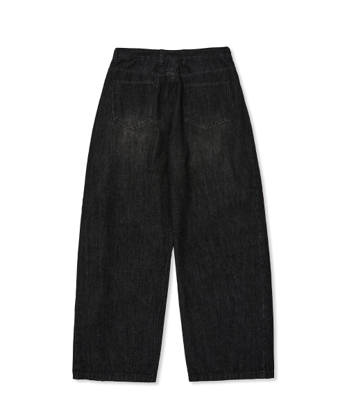 Джинсы с боковыми защипами [Black]