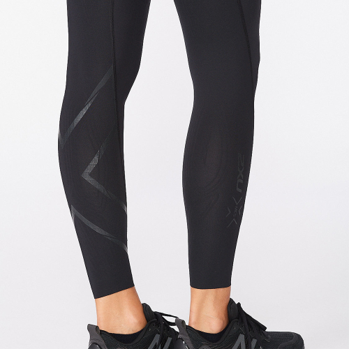 Женские компрессионные тайтсы Force Mid-Rise All Black_WA5367BBLK-NRO