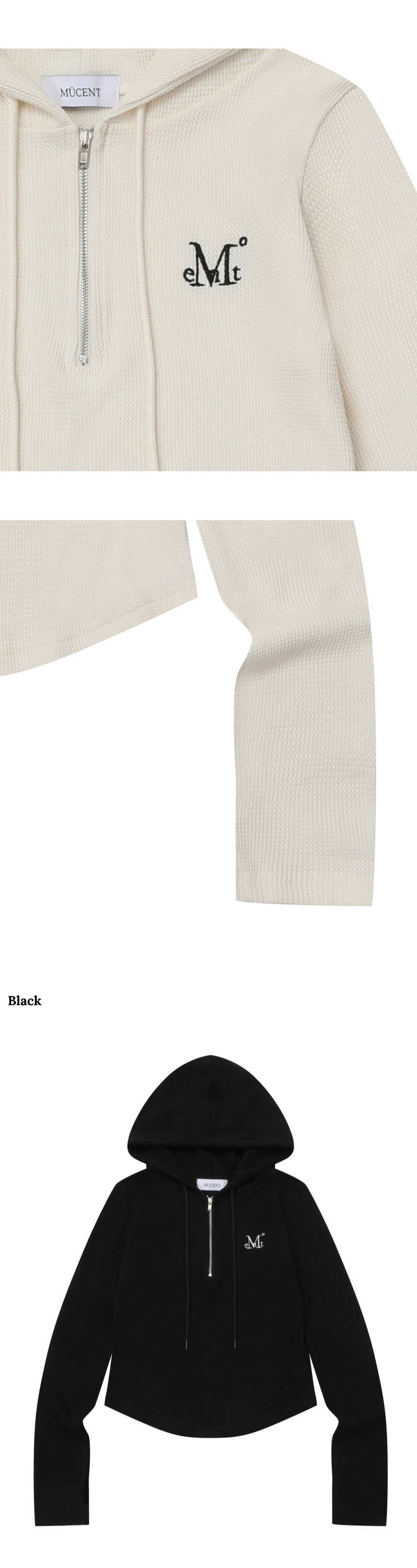 Tシャツ・カットソー MUCENT LEVEN WAFFLE KNIT HALF ZIP UP 2colors MUSINSA | MUCENT Leven Waffle Knit Half Zip-Up (2 Colors)