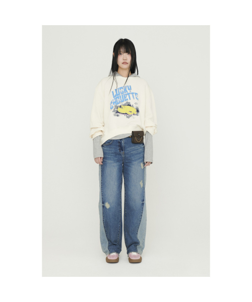 Chouette Point Sweat T-shirt (ivory) LFTAM25205IVX