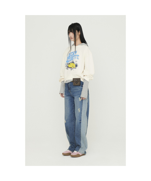Chouette Point Sweat T-shirt (ivory) LFTAM25205IVX