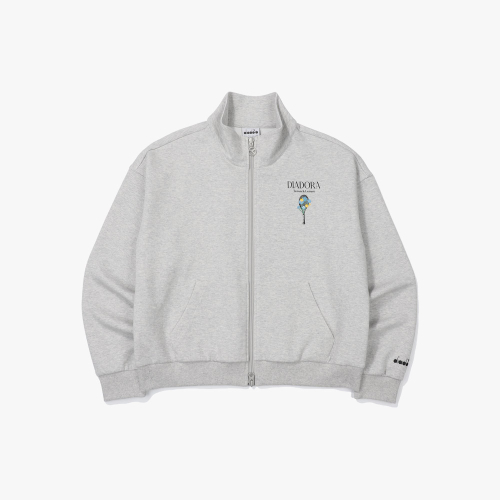 Женская куртка на молнии Blooming GREY