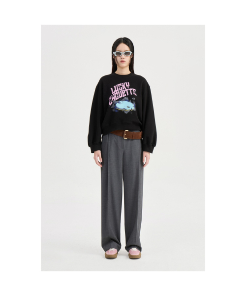 Chouette Point Sweat T-shirt (black) LFTAM25205BKX
