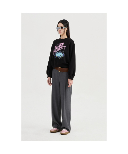 Chouette Point Sweat T-shirt (black) LFTAM25205BKX
