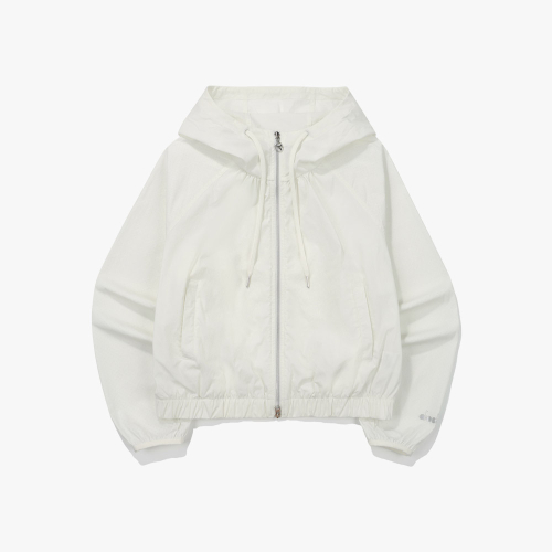 Женская перфорированная худи-куртка Cool Wave, OFF WHITE