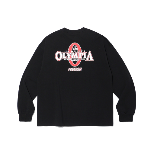 Лонгслив Olympia с маленьким логотипом (Black)