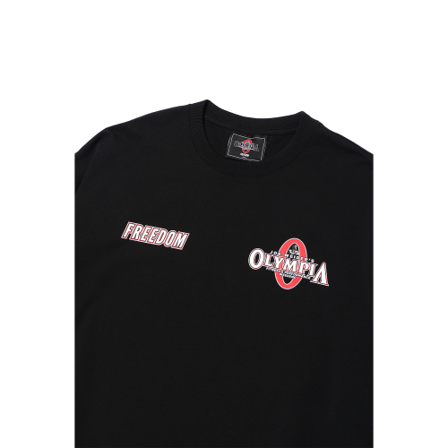 Лонгслив Olympia с маленьким логотипом (Black)