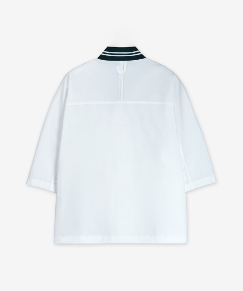 La Chemise бейсбольная рубашка с коротким рукавом — White / 255SH1141454100