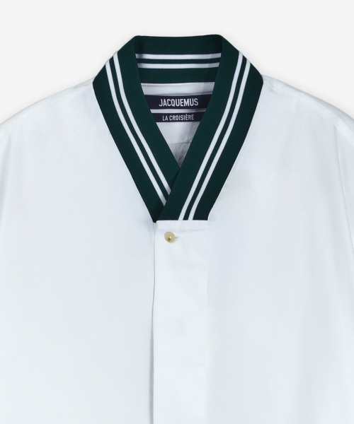 La Chemise бейсбольная рубашка с коротким рукавом — White / 255SH1141454100