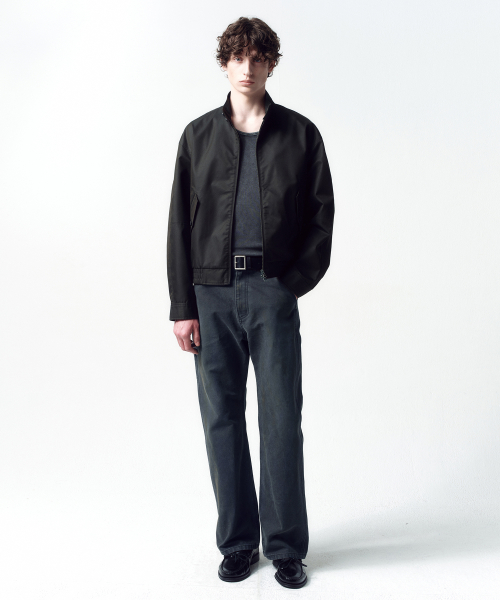Куртка харрингтон из шамбре BLACK CHAMBRAY