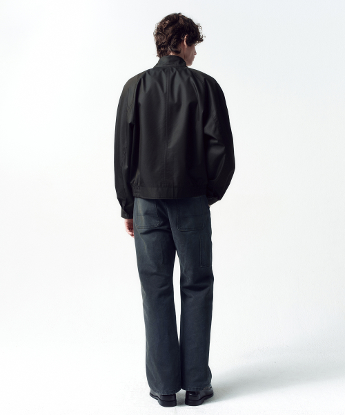 Куртка харрингтон из шамбре BLACK CHAMBRAY