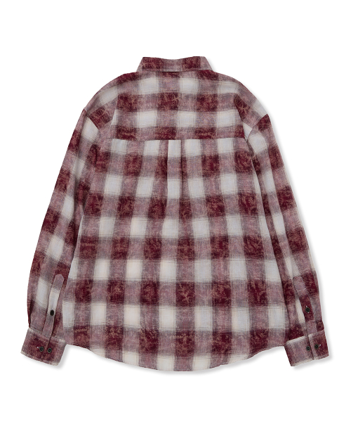 Рубашка в клетку с карманом Smudge [Red]