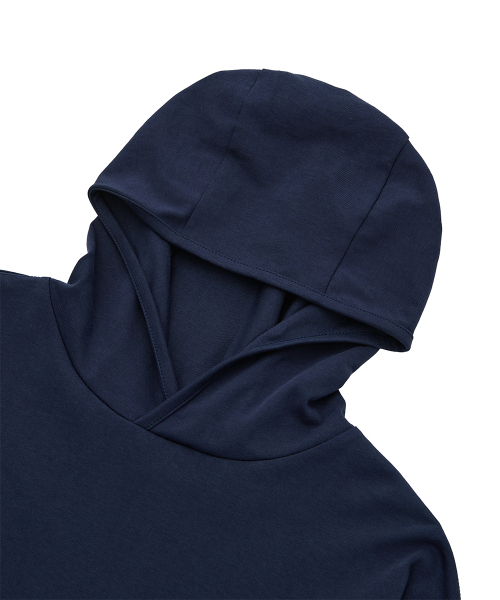 Лонгслив с двойным капюшоном [Navy]