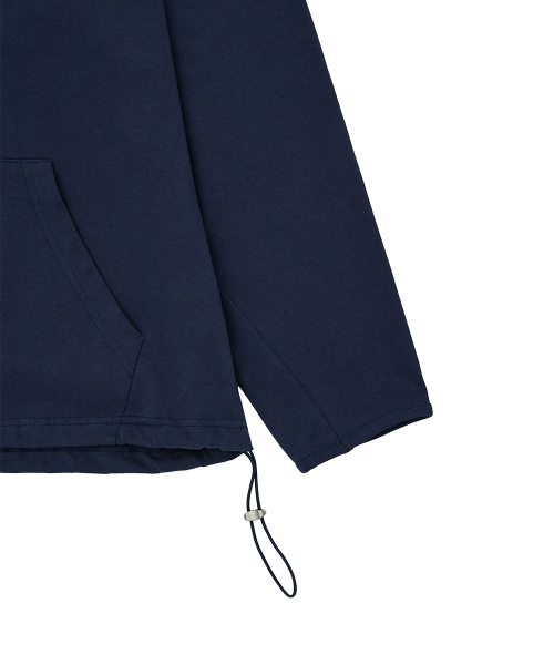 Лонгслив с двойным капюшоном [Navy]