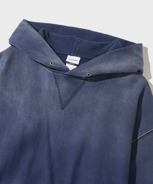 FADE WASHING HOOD SWEAT_NAVY