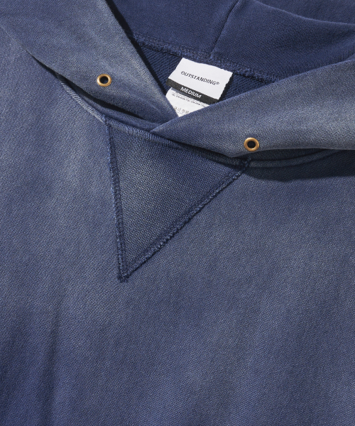 FADE WASHING HOOD SWEAT_NAVY
